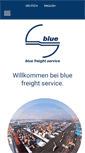 Mobile Screenshot of bluefreightservice.com